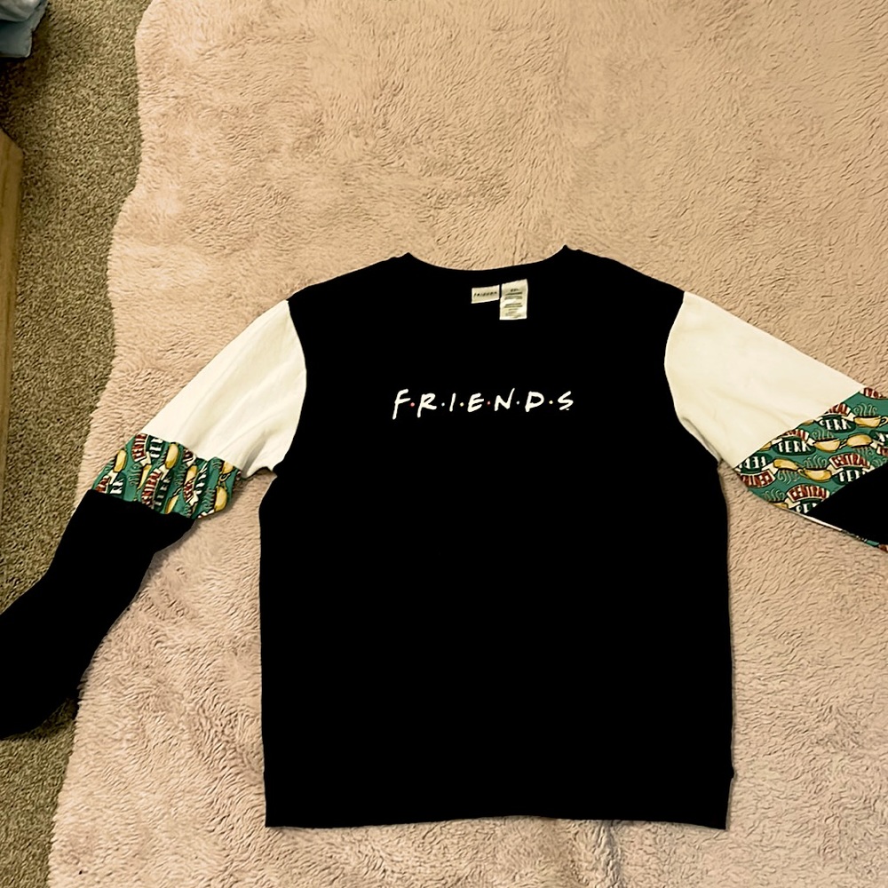 The sweatshirt has only been worn once, and it is in really good condition.